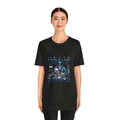 Endgame Got Busted Tee — Police Skull Graphic T-Shirt