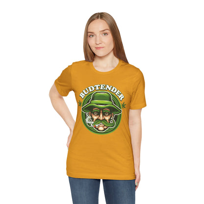 Budtender Graphic Tee – Retro Smoking Stoner Design
