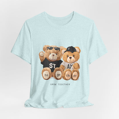 Teddy Bears "Stay Together" Graphic Tee — Cute Couple/Friendship Shirt