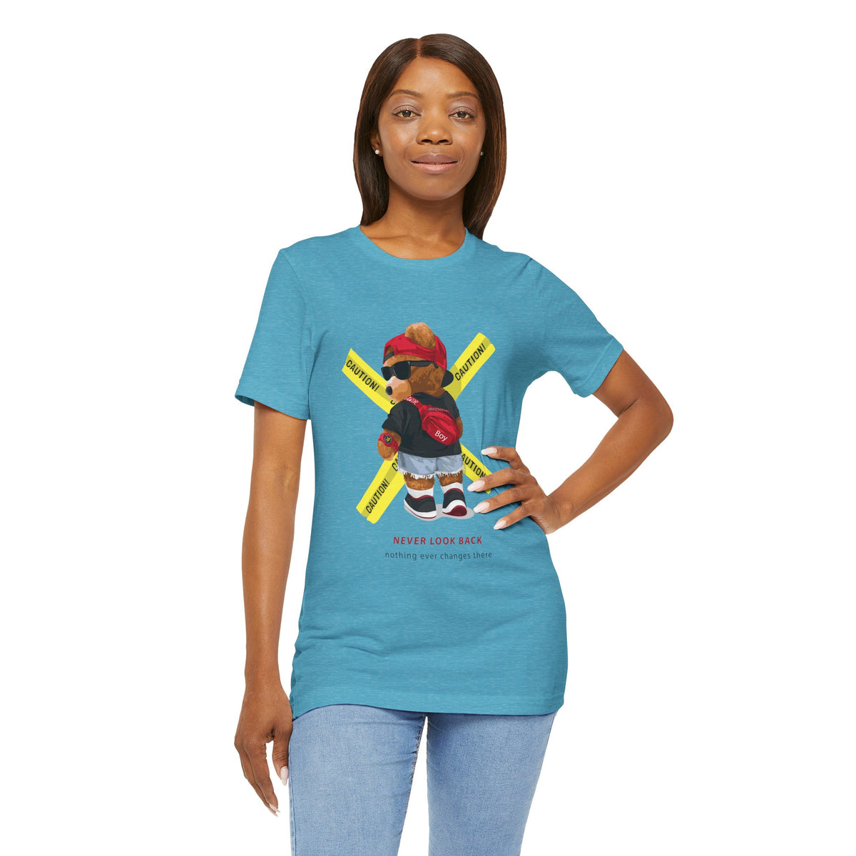 Teddy Bear 'Never Look Back' Graphic Tee