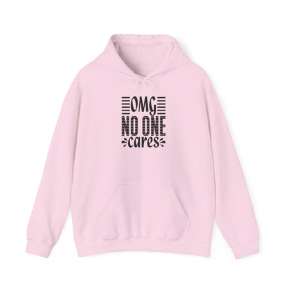 OMG No One Cares Hooded Sweatshirt