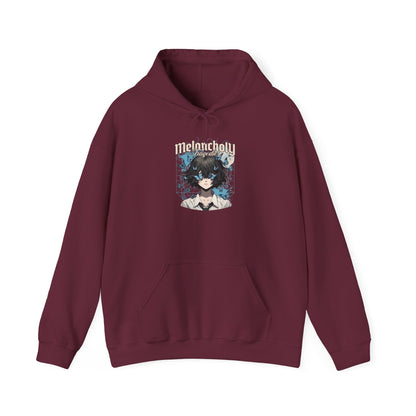Anime Catgirl Hoodie — "Midnight" Kawaii Graphic Pullover