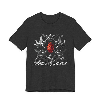 Angel Guard T‑Shirt — Sacred Heart & Cherub Graphic Tee