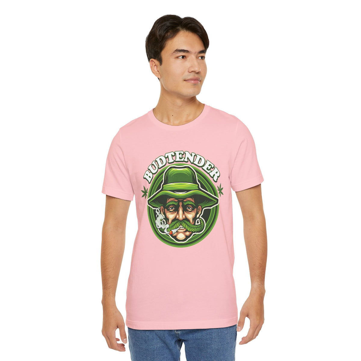 Budtender Graphic Tee – Retro Smoking Stoner Design