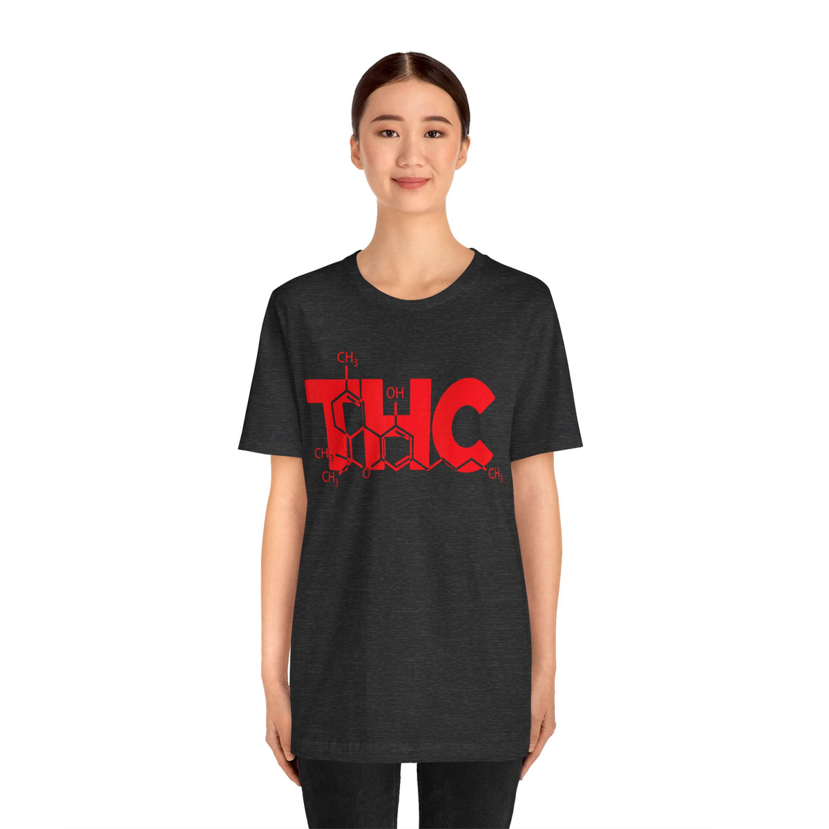 THC Molecule T-Shirt — Chemistry Graphic Cannabis Tee