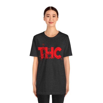 THC Molecule T-Shirt — Chemistry Graphic Cannabis Tee
