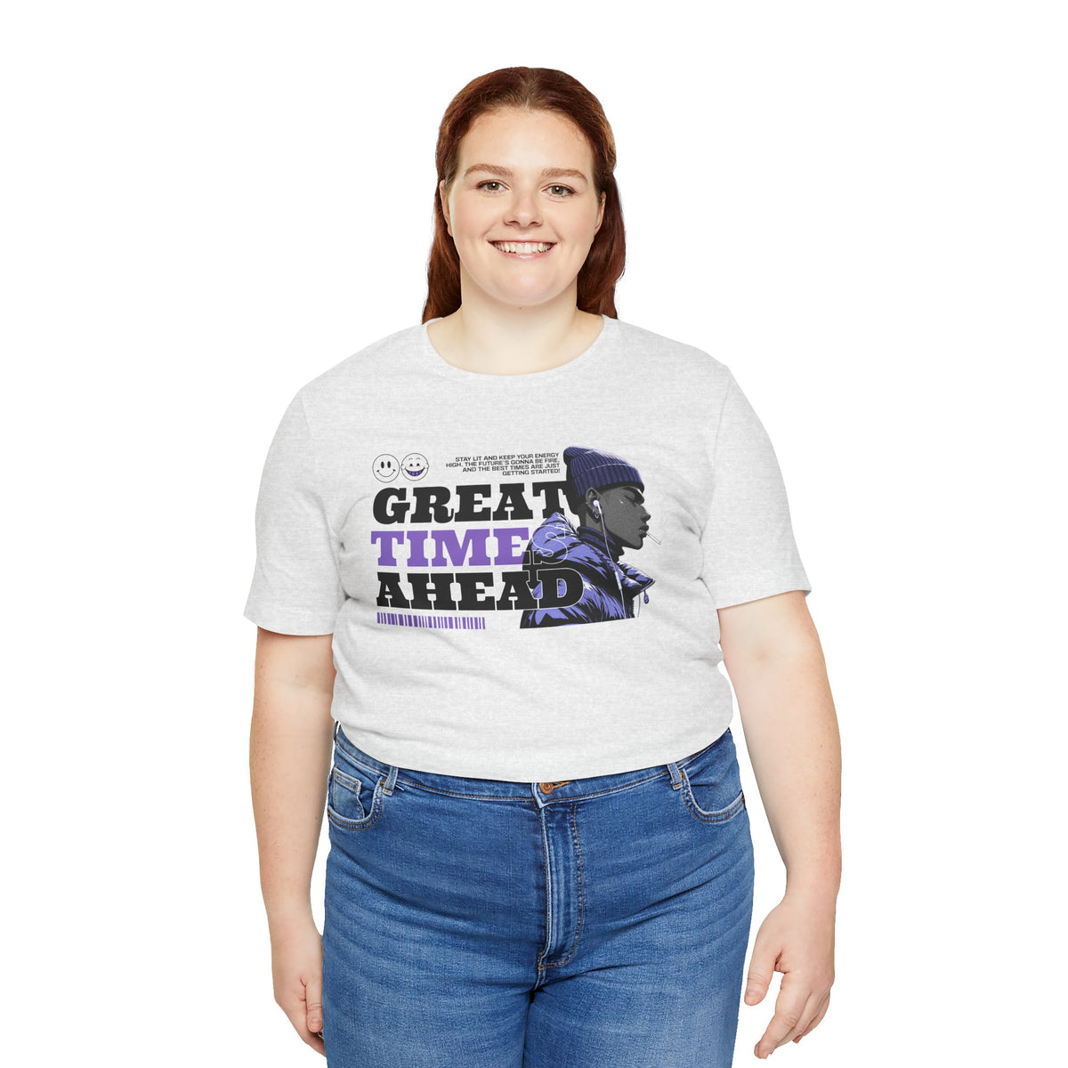 Great Times Ahead Graphic Tee — Motivational Streetwear T‑Shirt