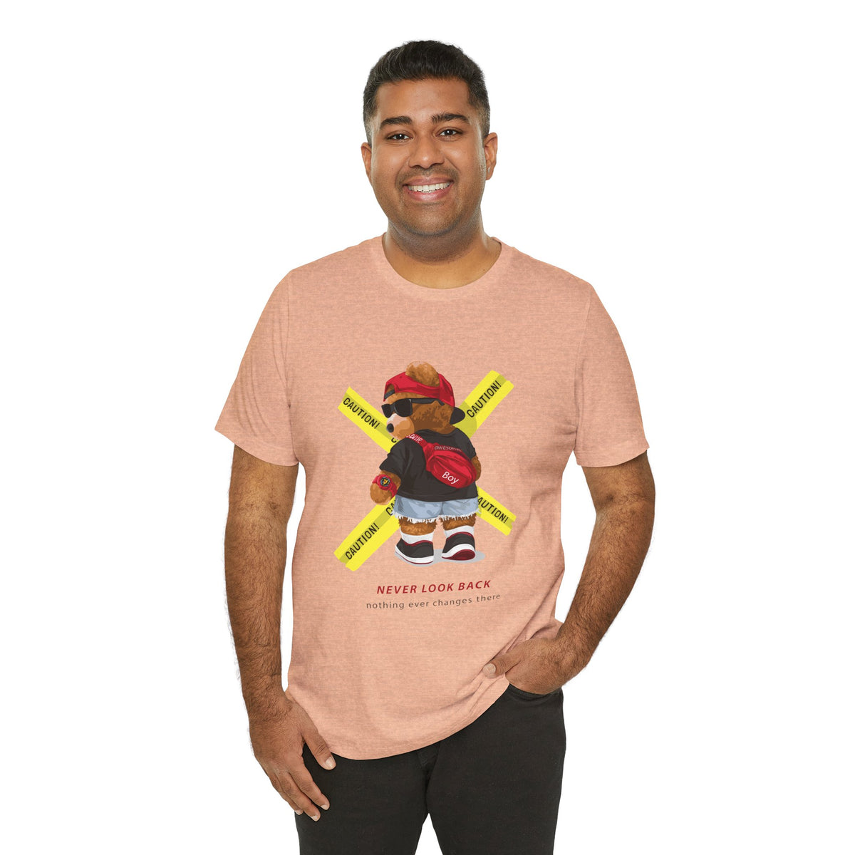 Teddy Bear 'Never Look Back' Graphic Tee