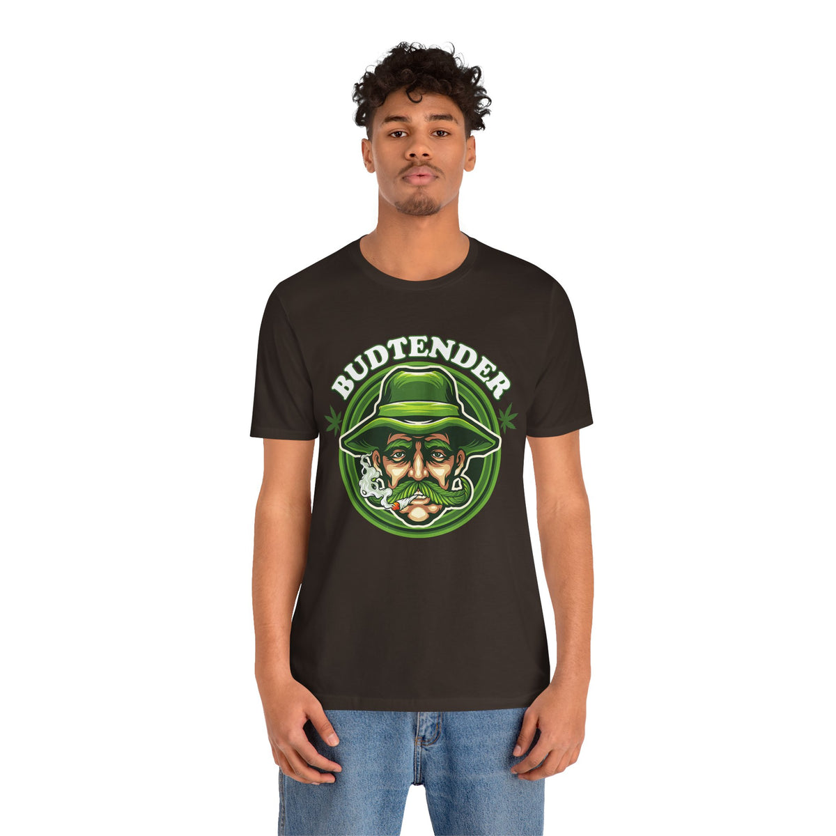 Budtender Graphic Tee – Retro Smoking Stoner Design