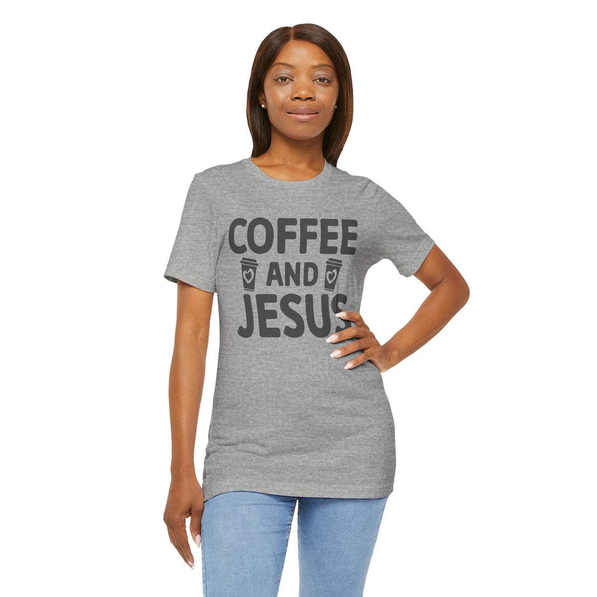 Coffee and Jesus T-Shirt — Christian Faith Graphic Tee