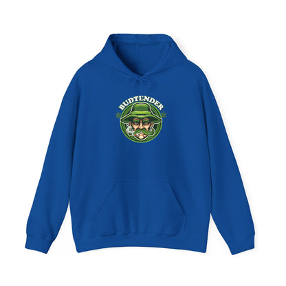Budtender Graphic – Retro Smoking Stoner Hooded Sweatshirt