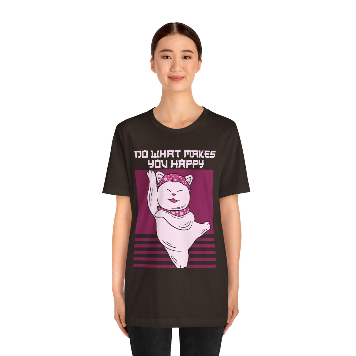 Do What Makes You Happy Cat Tee