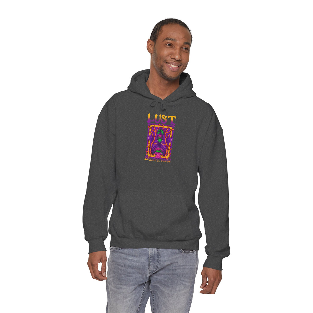 Lust Tarot Hoodie — Psychedelic Arcana Graphic Pullover