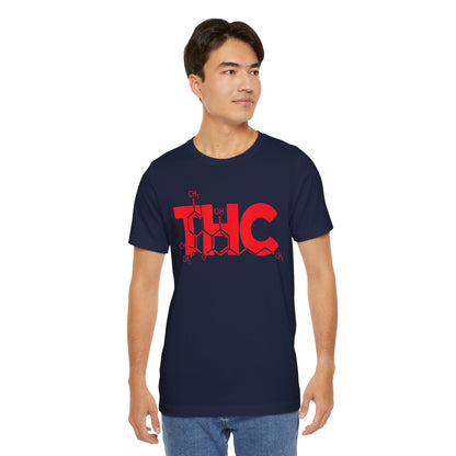 THC Molecule T-Shirt — Chemistry Graphic Cannabis Tee
