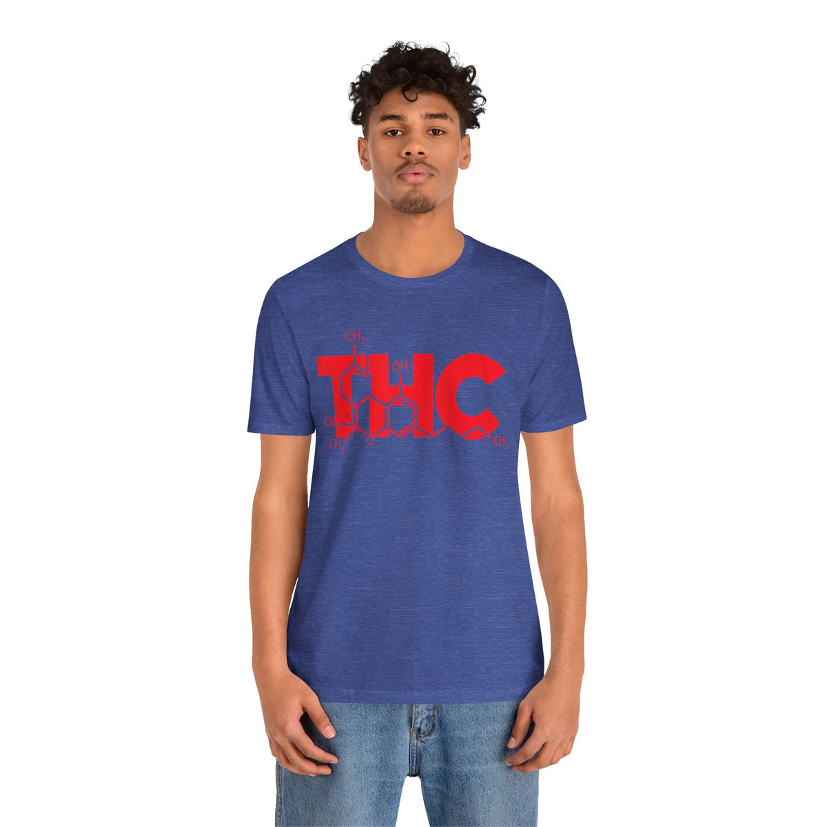 THC Molecule T-Shirt — Chemistry Graphic Cannabis Tee