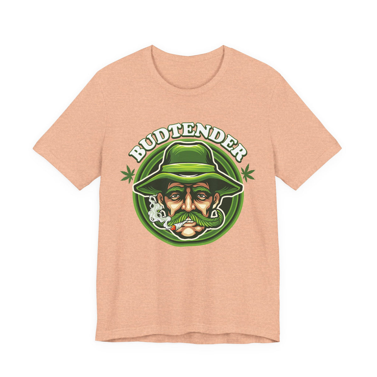 Budtender Graphic Tee – Retro Smoking Stoner Design