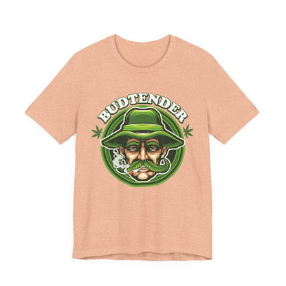 Budtender Graphic Tee – Retro Smoking Stoner Design