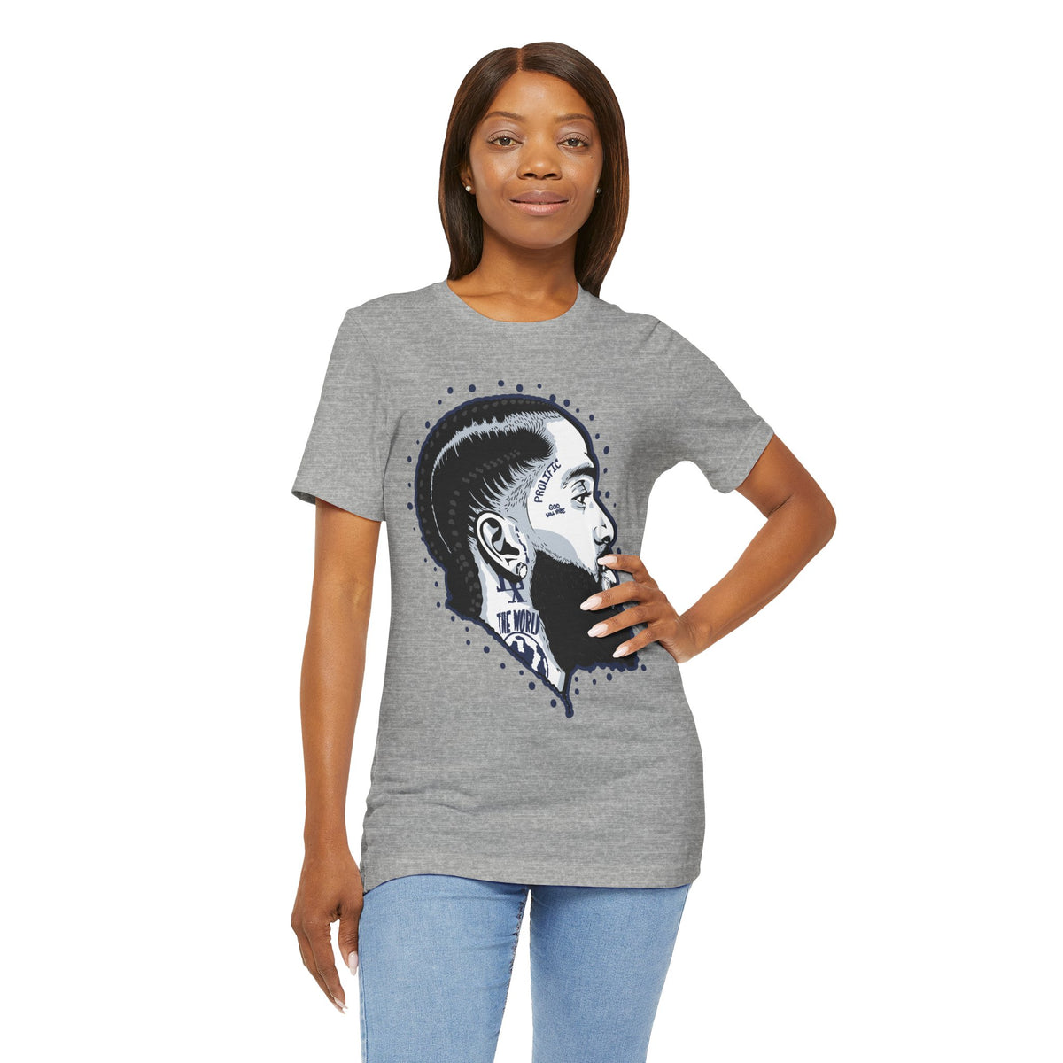 NIP HUSSLE PROLIFIC HIP HOP ARTIST GRAPHIC T SHIRT