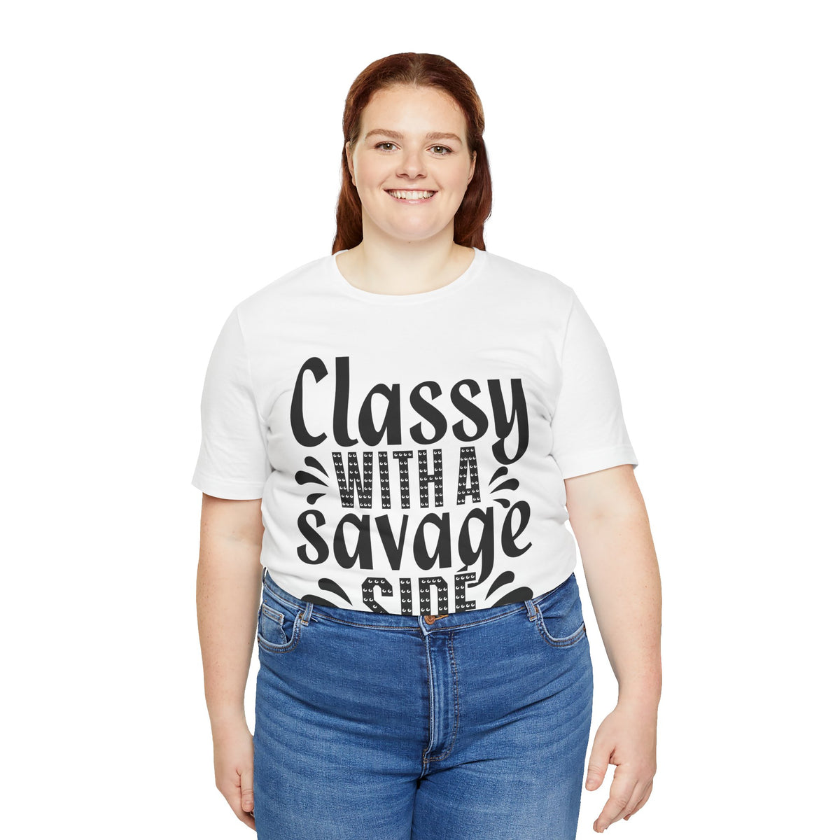 Classy With A Savage Side T-Shirt — Funny Sassy Graphic Tee for Women