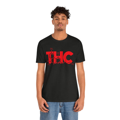 THC Molecule T-Shirt — Chemistry Graphic Cannabis Tee