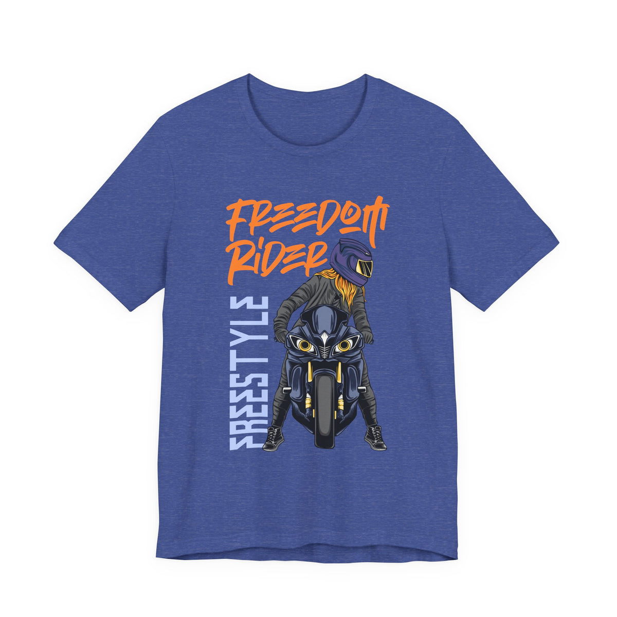 Freedom Rider Motorcycle Tee – "Freedom Rider" Streetstyle Biker T-Shirt