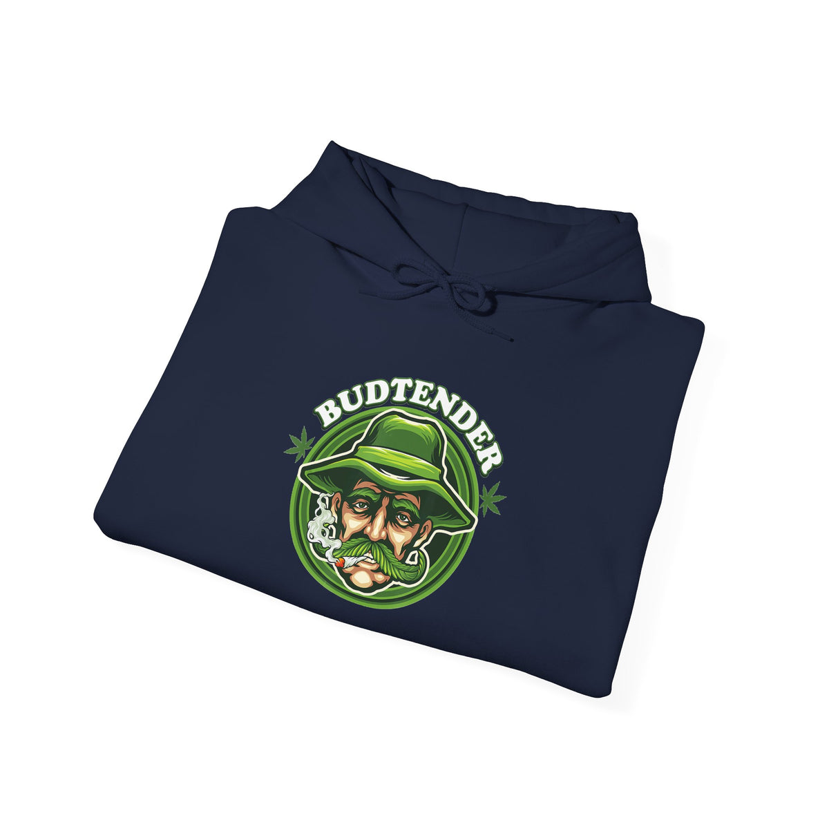 Budtender Graphic – Retro Smoking Stoner Hooded Sweatshirt
