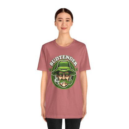 Budtender Graphic Tee – Retro Smoking Stoner Design