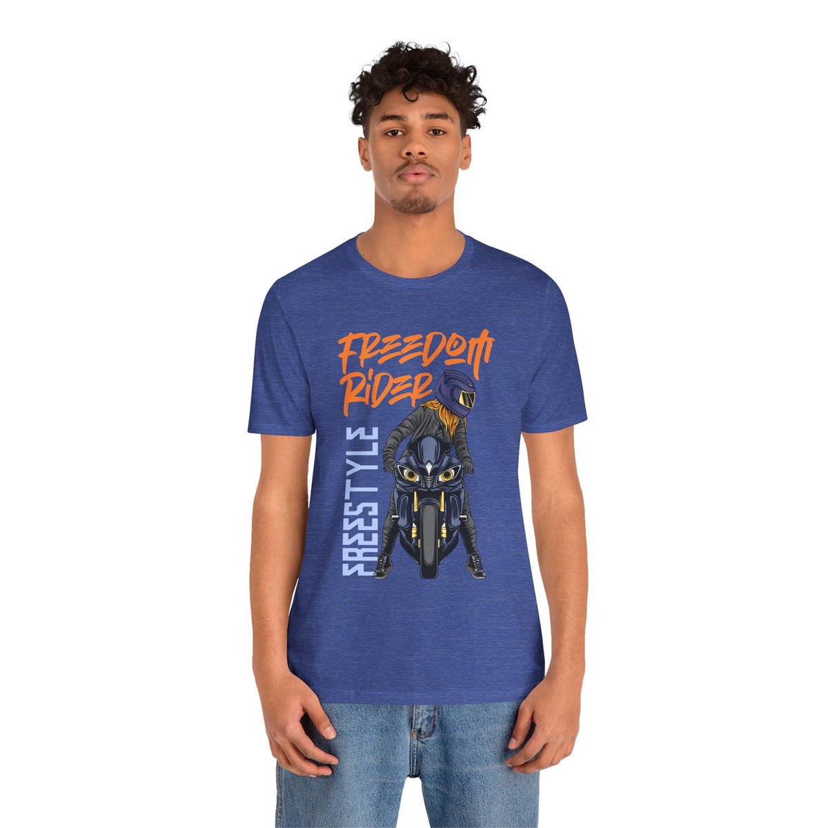 Freedom Rider Motorcycle Tee – "Freedom Rider" Streetstyle Biker T-Shirt
