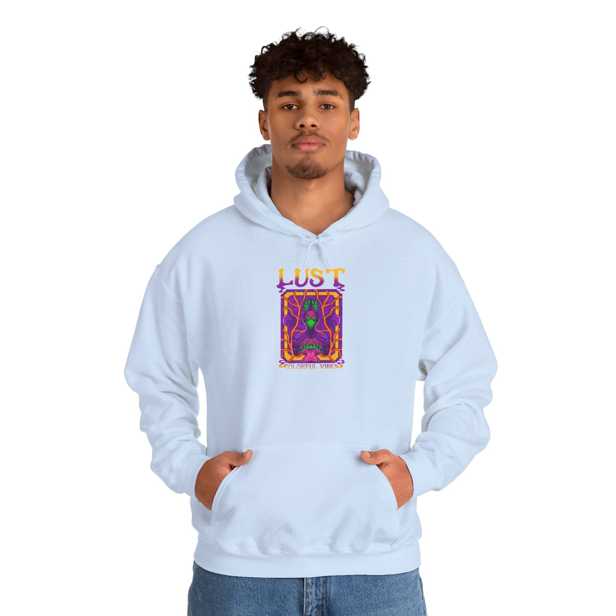 Lust Tarot Hoodie — Psychedelic Arcana Graphic Pullover