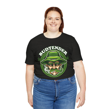 Budtender Graphic Tee – Retro Smoking Stoner Design