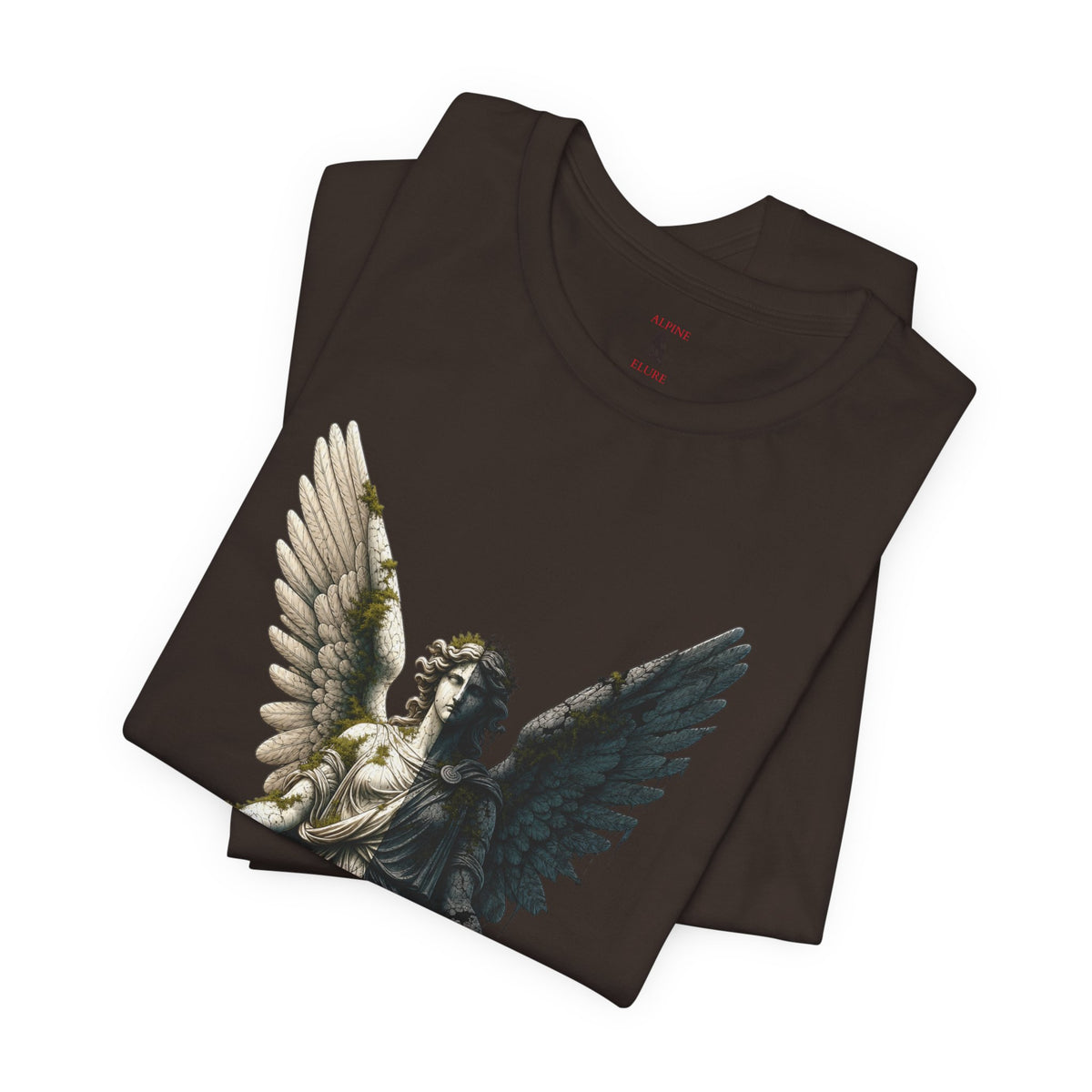 Angel Graphic Tee — 'The Last Angel' Illustrated Short Sleeve Shirt