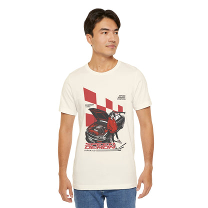 JDM Demon Street Racing T‑Shirt — Retro Car Anime Graphic Tee