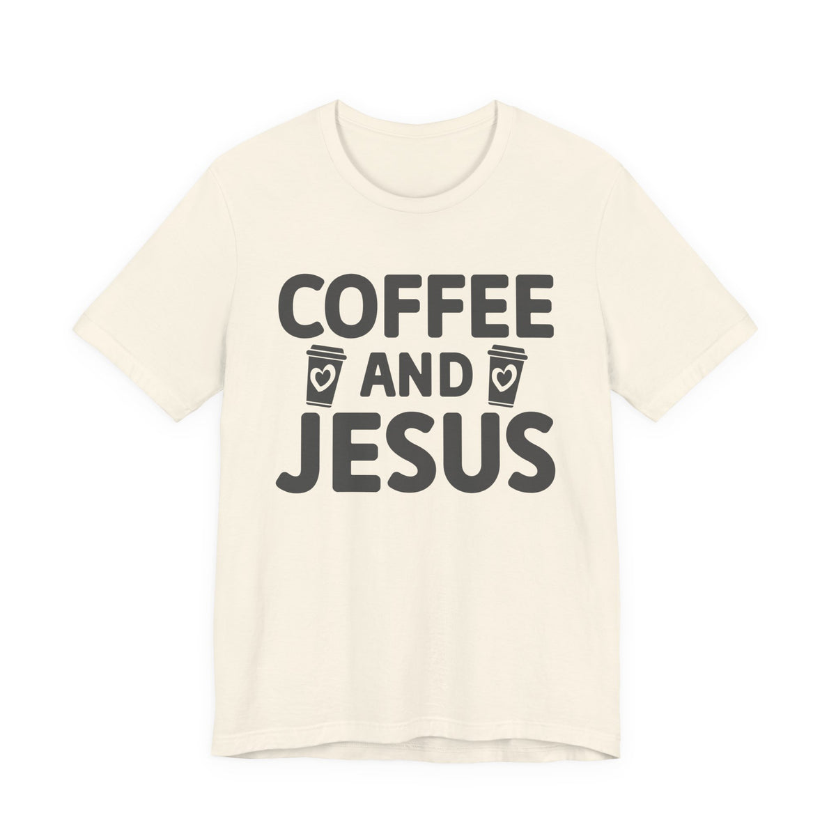 Coffee and Jesus T-Shirt — Christian Faith Graphic Tee