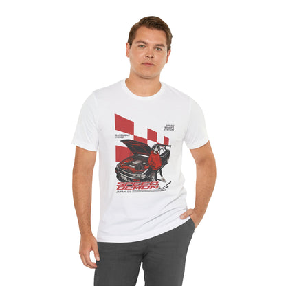 JDM Demon Street Racing T‑Shirt — Retro Car Anime Graphic Tee