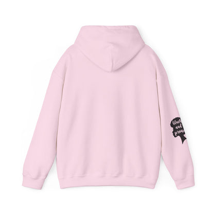 Cozy Chick Hoodie — Fashionable Woman Relaxing with Coffee Graphic Hooded Sweatshirt