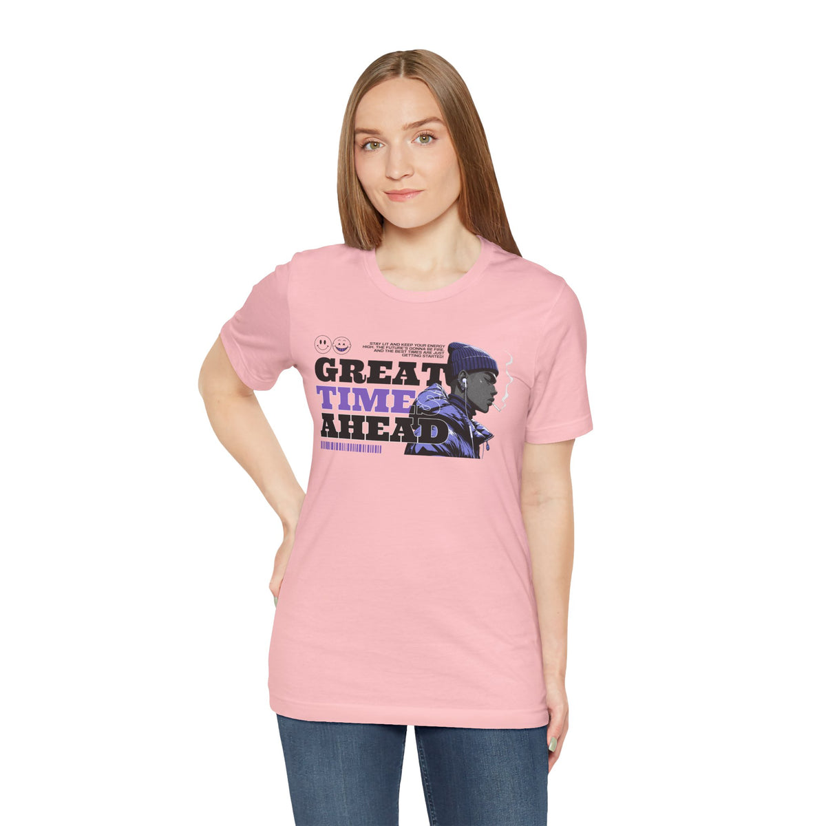 Great Times Ahead Graphic Tee — Motivational Streetwear T‑Shirt