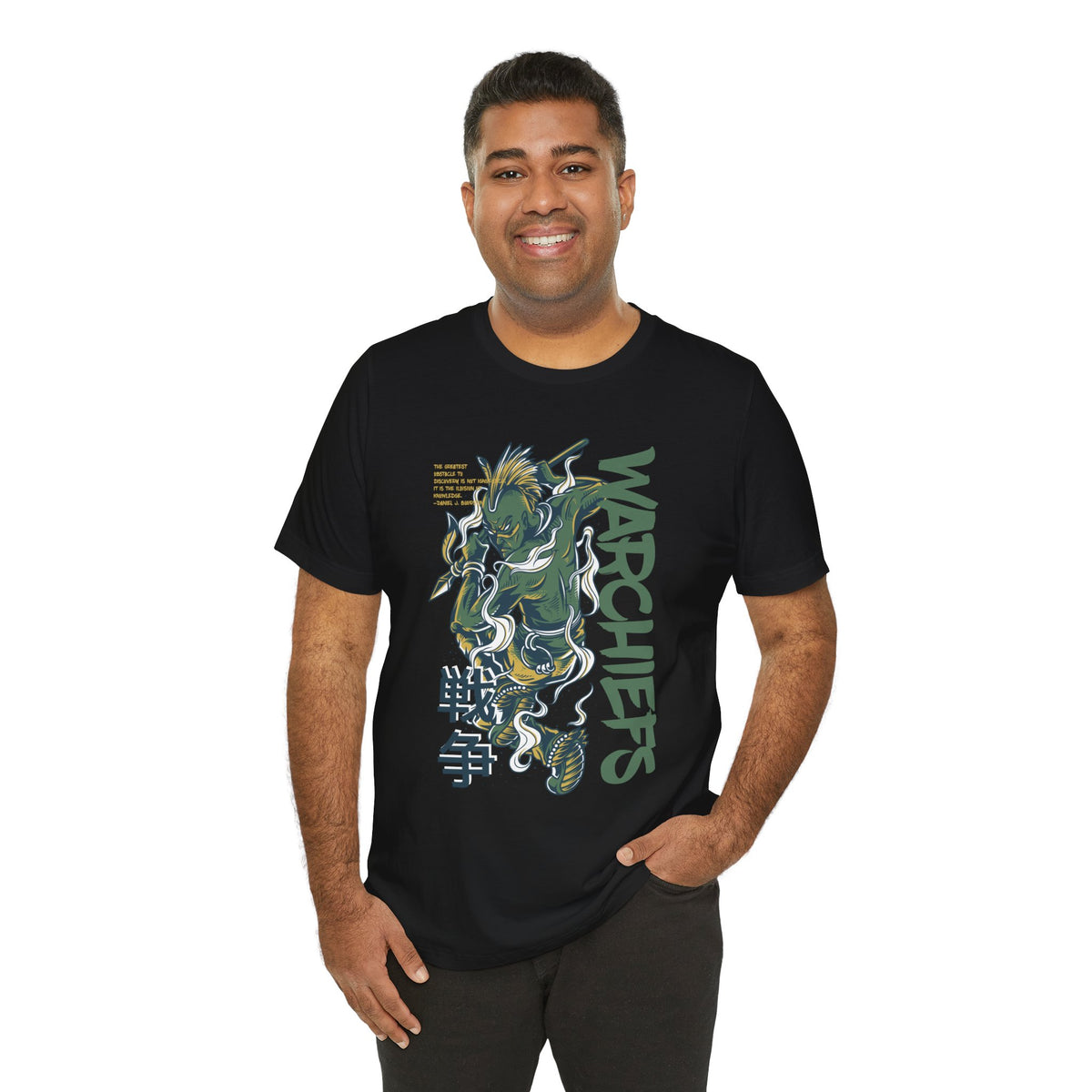 Marchiefs Warrior Tee — Japanese-Style Ninja Graphic Shirt