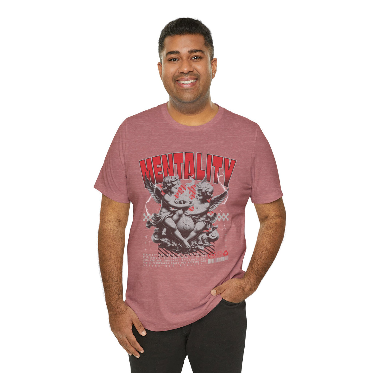 Mentality Graphic Tee — Vintage Cherub Skate Art Shirt