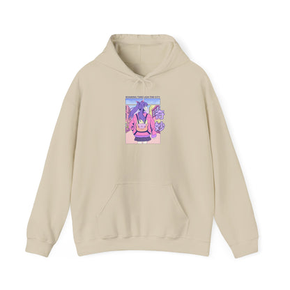 Anime Bunny Hoodie — Pastel Vaporwave Eeyore-Inspired Graphic