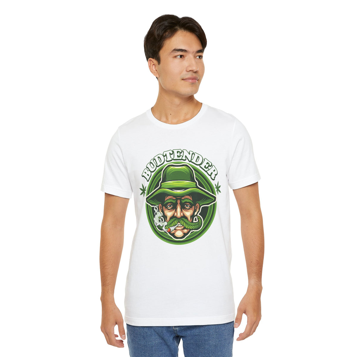Budtender Graphic Tee – Retro Smoking Stoner Design