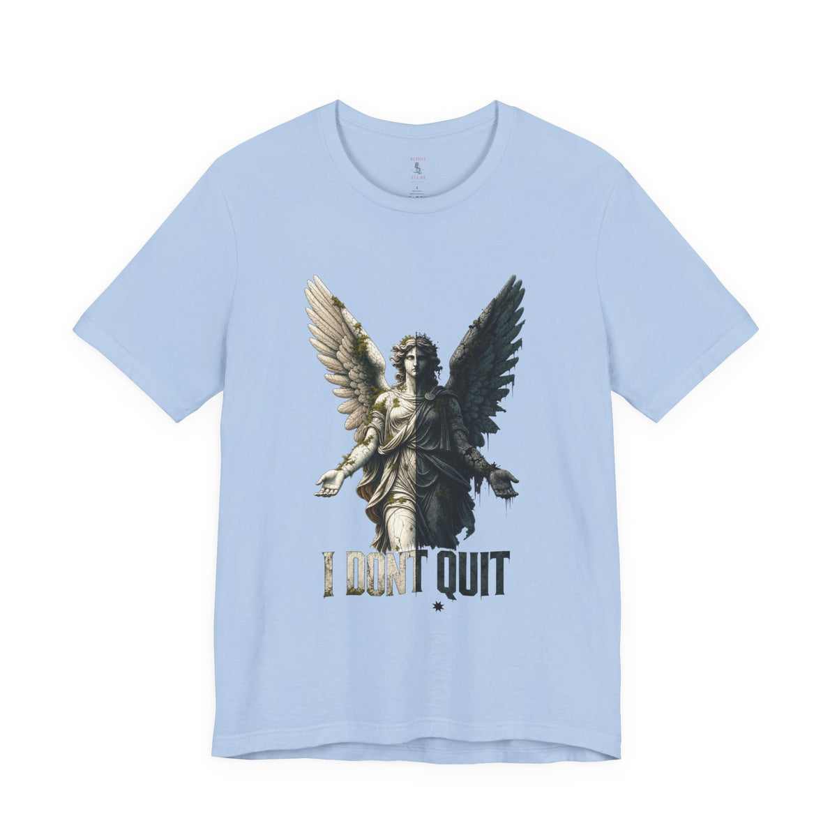 Angel Graphic Tee — 'The Last Angel' Illustrated Short Sleeve Shirt