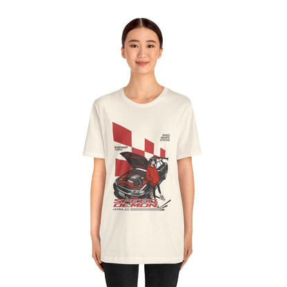 JDM Demon Street Racing T‑Shirt — Retro Car Anime Graphic Tee