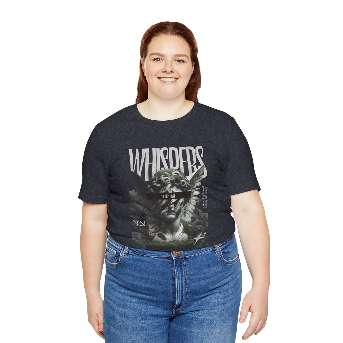 Whispers Angel Tee — Vintage Cherub Graphic T-Shirt