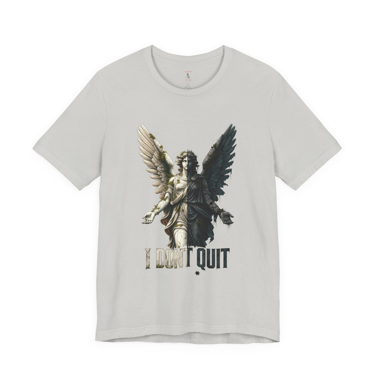 Angel Graphic Tee — 'The Last Angel' Illustrated Short Sleeve Shirt