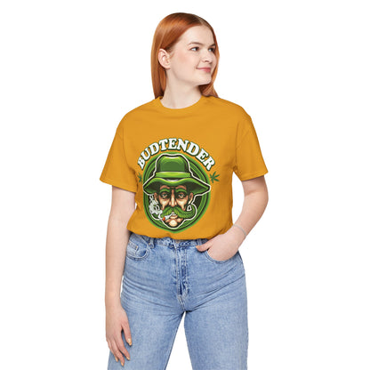 Budtender Graphic Tee – Retro Smoking Stoner Design