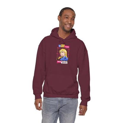 Retro Pop Art Blonde Girl Hoodie – I Got Bored Now I'm A Queer Graphic Sweatshirt