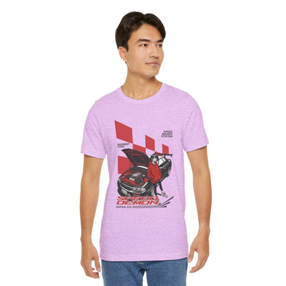 JDM Demon Street Racing T‑Shirt — Retro Car Anime Graphic Tee