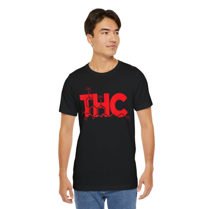 THC Molecule T-Shirt — Chemistry Graphic Cannabis Tee