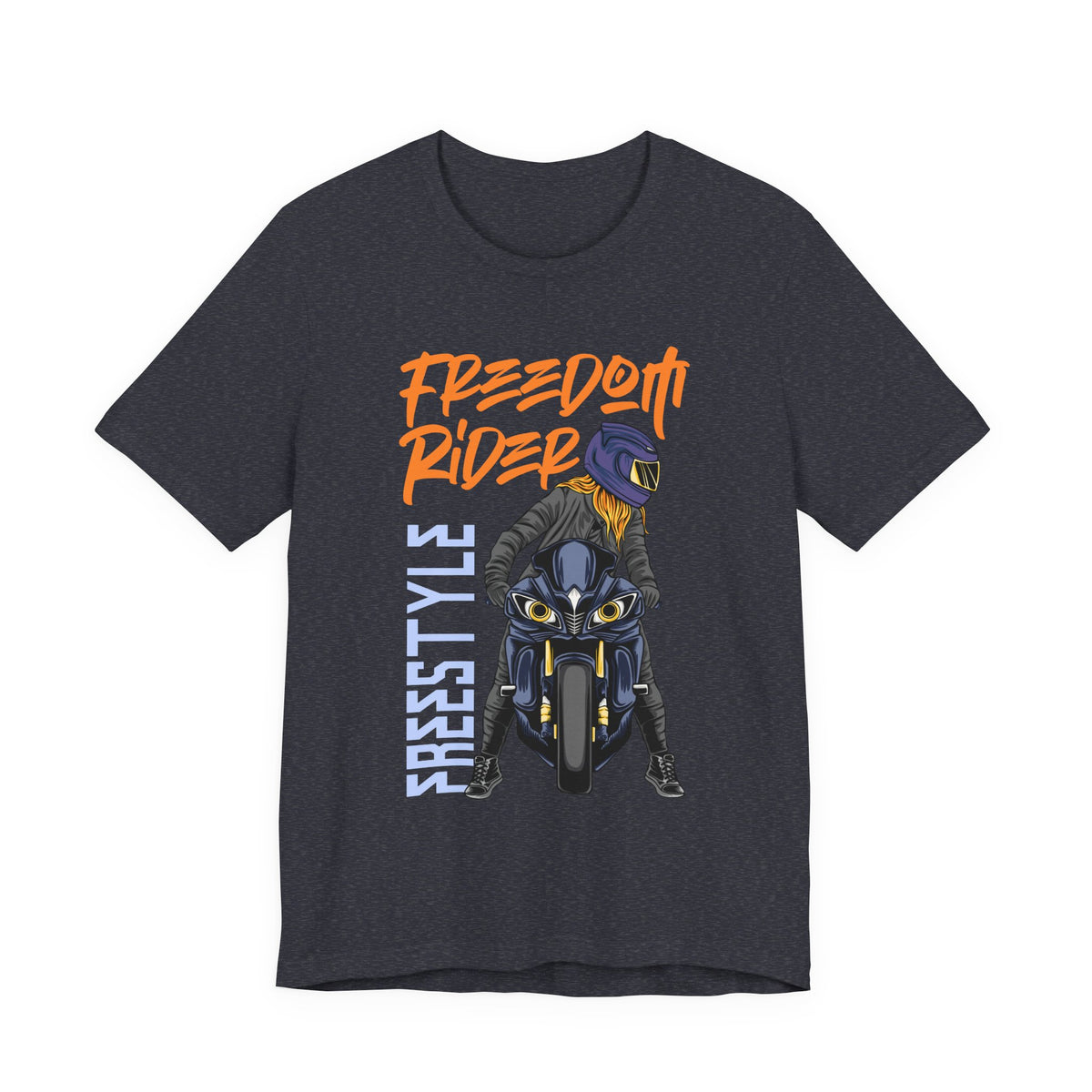 Freedom Rider Motorcycle Tee – "Freedom Rider" Streetstyle Biker T-Shirt