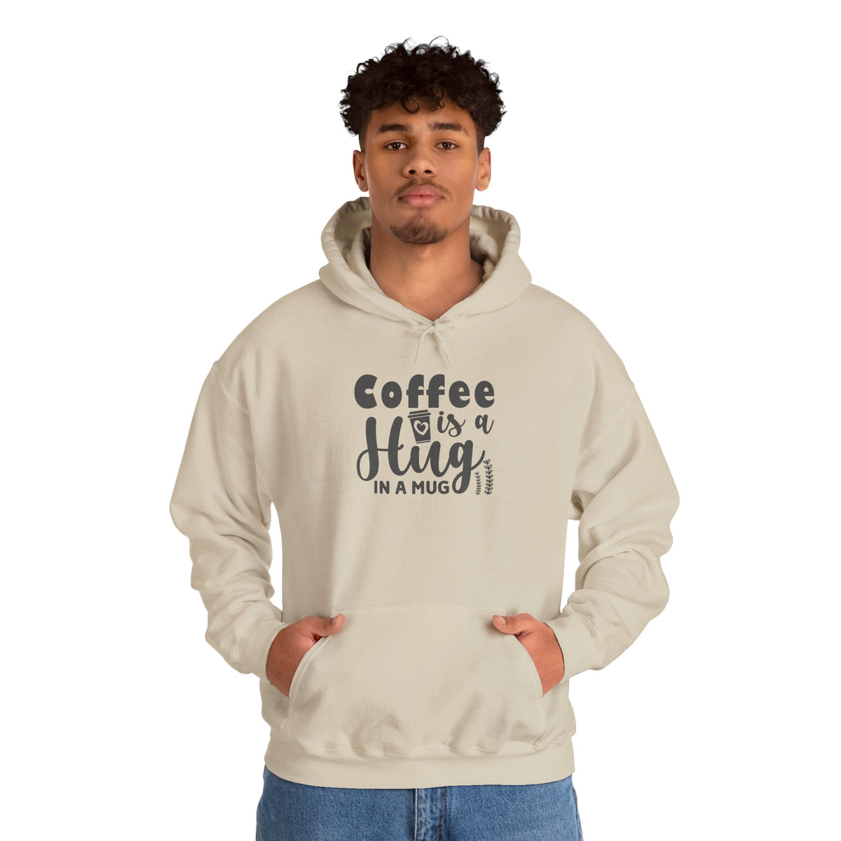 Coffee Is a Hug Hoodie – Cozy Coffee Lover Pullover